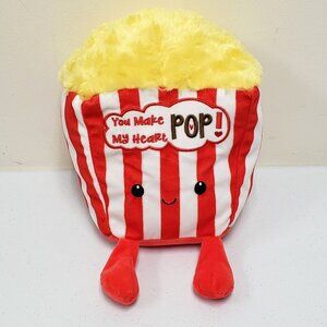 Publix 10" You Make My Heart Pop Popcorn Valentine Stuffed Plush